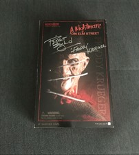 Sideshow Collectibles Freddy Krueger Figure Signed by Robert Englund 