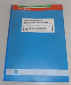 Werkstatthandbuch Audi 80 / 90 B3 Typ 89 6-Zyl. Motor 2,6l / 2,8l von 07/1992 - Bild 1 von 1