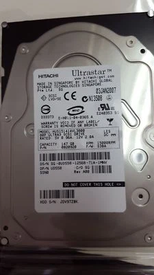 HITACHI ULTRASTAR HUS151414VL3800 15K147 Hard Drives - Image 1 of 2