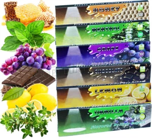 6 Packs Variety Flavored Cigarette Rolling Paper King Size Slim NEW - Picture 1 of 5