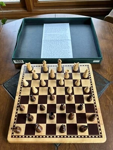 The Premier Collection Wooden Chess Set By Cardinal Industries Inc Circa 2000 - Picture 1 of 11