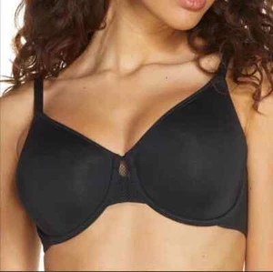Brand New with tag WACOAL 855378 KEEP YOUR COOL UNDERWIRE BRA BLACK 36DD - Picture 1 of 4