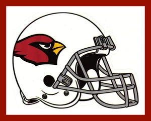 ARIZONA CARDINALS FOOTBALL NFL HELMET DECAL STICKER TEAM LOGO~BOGO 25% OFF - Picture 1 of 9