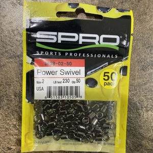 SPRO Power Swivel - SPSB50 - 50 Pack - size 2 - Picture 1 of 2