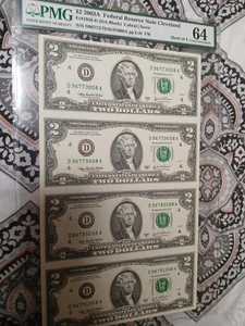 2003 two dollar notes ms-64 - Picture 1 of 4