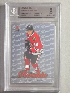 2007-08 Fleer Ultra Patrick Kane Ice Medallion Rookie /100 RC BGS 9 - Picture 1 of 2