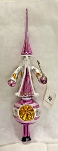 RARE 1999 VTG Christopher Radko WINTER WIZARDRY Italian Finial 99-432-0 NOS Box - Bild 1 von 17
