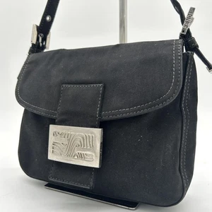FENDI Shoulder bag FF Canvas Vintage Authentic From Japan - Picture 1 of 24