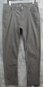 prAna Pants Mens 34x30 Gray Slim Fit Stretch Nylon Casual Outdoor Style 1965551 - Picture 1 of 13
