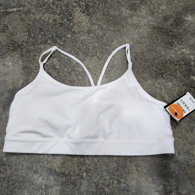 Sujetador deportivo ID Ideology bajo impacto blanco mediano nuevo con etiquetas $24,50 Foto 1 de 4