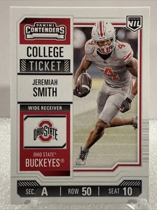 2025 Panini NIL Ohio State - College Ticket #1 Jeremiah Smith - Picture 1 of 2
