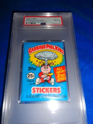 1985 Topps Garbage Pail Kids 2nd Series Wax Pack  PSA 8 NM-MT! - Image 1 of 4