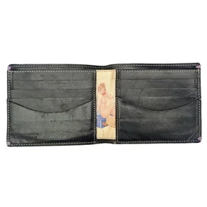 ⚡VINTAGE⚡PAUL SMITH Naked Lady Geldbörse *GUTER 7/10 ZUSTAND* NL MIT GEPÄCKMOTIV - Bild 1 von 7