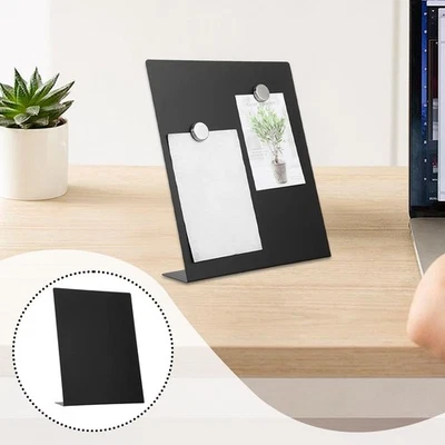 Magnetic Bulletin Board Tabletop Memo Display Board for Counter Dorm Wedding - Image 1 of 4