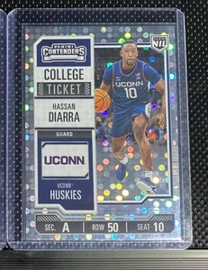 2025 Panini Contenders College Donuts Parallel #20 HASSAN DIARRA UConn - Foto 1 di 2