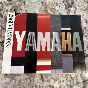 1987  YAMAHA Motorcycle Awesome Vintage Fold Out Dealer Sales Brochure   - Picture 1 of 5