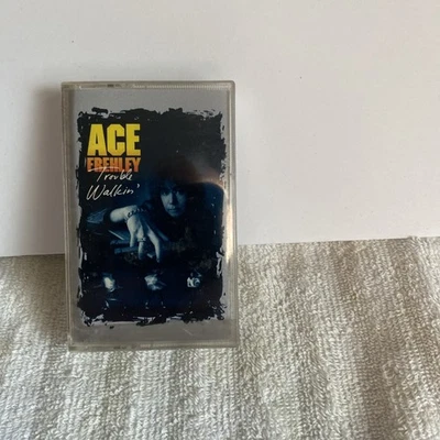 ACE FREHLEY - TROUBLE WALKIN' (1989, Megaforce/Atlantic) 82042-4 (Tape Tested)!! - Image 1 of 4