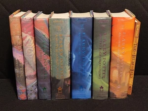 Harry Potter Series 1-7 American Ed HCDJ All True 1st Print (except #1) + Beedle - Picture 1 of 12