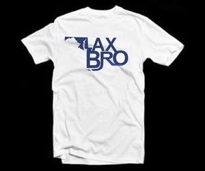 New LAX Bro T-Shirt LaCrosse Gear Maryland Jersey Logo Totally Sweet Outfit Flow - Picture 1 of 1
