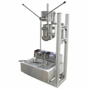 Commercial Vertical Manual Churrera Churros Machine 12L Fryer 220V Cook - Picture 1 of 12