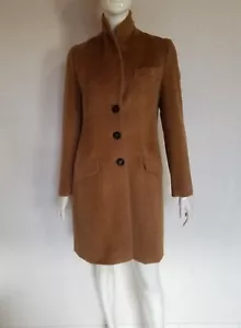 Windsor schlichter, edler femininer Alpaka Mantel Blaser Mantel Kamel Braun - Bild 1 von 15