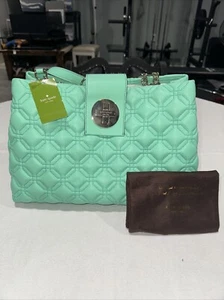 Kate Spade Astor Court Elena Brightberyl (381) Quilted Shoulder Bag NEW - Picture 1 of 10