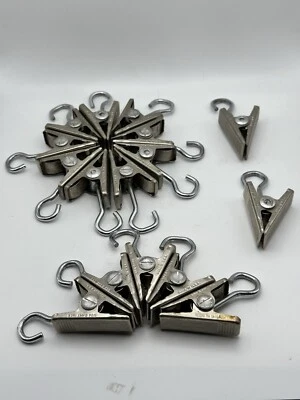 Vintage Metal Clip Hook Set Of 16 USA Made - Image 1 of 4