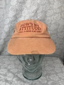vtg Red Dirt Hawaii Hat Cap orange Hawaii islands Red Dirt (E2) - Picture 1 of 9