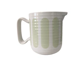 Crate And Barrel Elsa Small Pitcher Stoneware Milk Jug Pottery MCM EUC - Picture 1 of 5