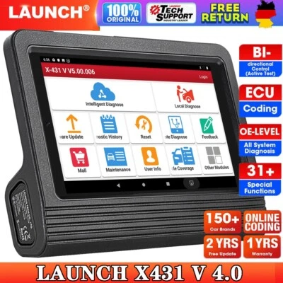 Launch X431V Pros V+ Pro5 Professional OBD2 Diagnostic Tool ECU Coding Key Programmer - Image 1 of 4