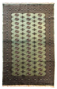 296 x 182cm Vintage Handmade Afghan Carpet Bokhara Traditional Oriental Wool Rug - Picture 1 of 24