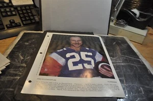 Montreal alouettes 1980 # 25 fred biletnikoff  Dimanche Derniere Heure Newspaper - Bild 1 von 6