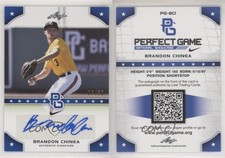2015 Leaf Perfect Game National Showcase Blue /30 Brandon Chinea #PG-BC1 Auto