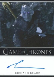 JUEGO DE TRONOS LEYENDAS DEL REINO - RICHARD BRAKE (NIGHT KING) AUTÓGRAFO VL - Imagen 1 de 1