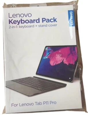 Original 2in1 keyboard Stand Cover For Lenovo Tab P11 Pro 1st Gen Korea Version - image 1 of 4