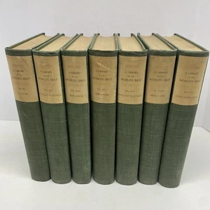 (7) LIBRARY of the WORLD'S BEST LITERATURE 1896 Books Imperial Edition 175/1000 - Picture 1 of 16
