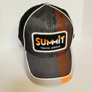 Summit Truck Group Black/Gray/Orange Adjustable Trucker Hat. Pre-owned - Picture 1 of 3