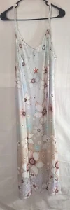 Cozy Women's XXL 2XL Floral Spaghetti Sundress Maxi Dress New With Tags - Picture 1 of 4