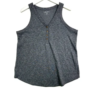 Camiseta sin mangas loft cuello en V gris talla XL - Imagen 1 de 4