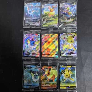 Pokemon 2024 TCG S-Chinese Jolteon Flareon Vaporeon Vmax CSHC Set HOLO - Bild 1 von 32
