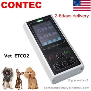 Vet ETCO2 Capnograph Respiration Rate End-tidal CO2 Monitor device Animail USA - Picture 1 of 10