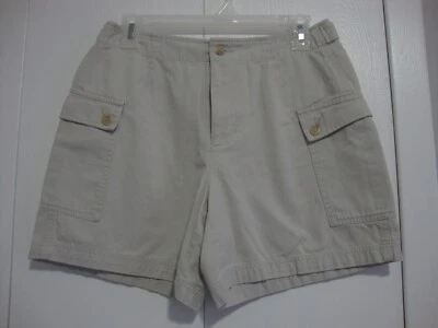 Covington Womens Beige Cargo Shorts Size 8 - Image 1 of 4