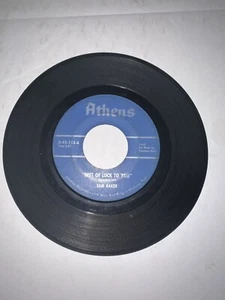 Sam Baker - Best Of Luck To You / The Bump 1964 Rare Single 45rpm - Picture 1 of 4