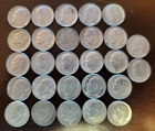 Silver 90% Roosevelt Dimes - Lot of 27 - 1964 P D mixed - G or better