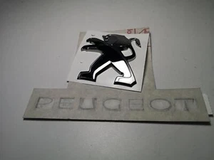 PSA GENUINE PEUGEOT BADGE - Picture 1 of 3