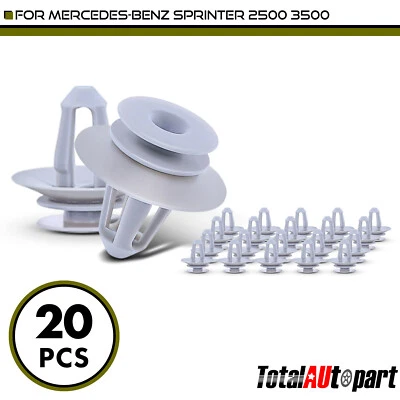 20x Clips de retención de techo para Mercedes-Benz Sprinter 2500 Metris 9,5 mm Nylon Foto 1 de 4