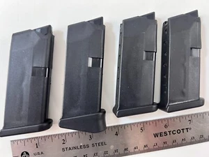 4 ~ OEM Factory 9mm Glock 43 Six Round  Magazines - Picture 1 of 15