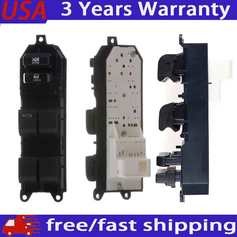 Interruptor de control de ventana de coche eléctrico delantero izquierdo para Toyota Yaris Camry 2007-2010 Foto 1 de 4