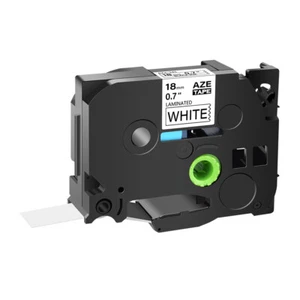Fits Brother P-Touch Label Maker Tape TZ-241 TZe-241 Black on White 18mm x 8m - Picture 1 of 16