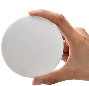 Door Knob Wall Shield, 4 PCS Large White Round Door Stopper Wall Protector, S... - Picture 1 of 8